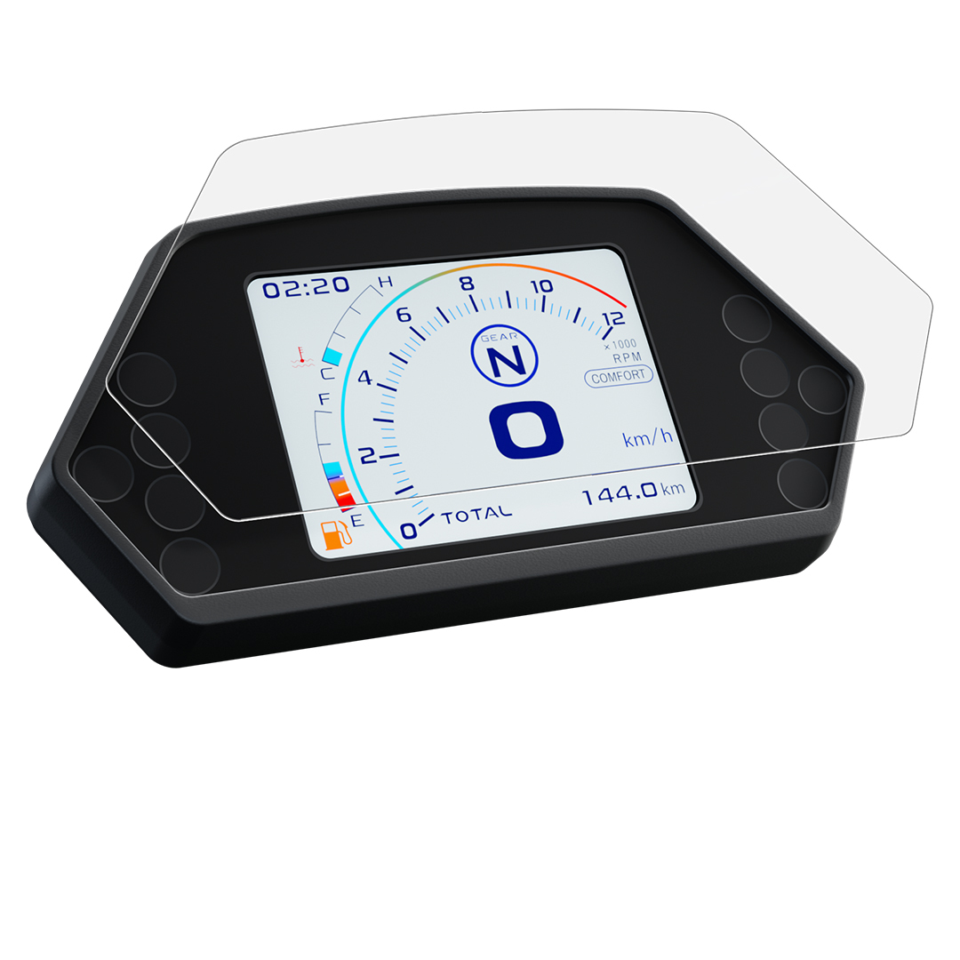 Speedo Angels Vetro Temperato Per Cruscotto KTM SUPER DUKE GT (2019+) – Ultra-trasparente, Antigraffio, Con Kit Di Installazione Anti-bolle