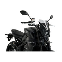 Puig Windshield New Generation Sport Screen Compatible With Yamaha MT-09/SP 2021 - Onwards (Smoke)