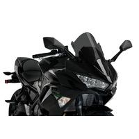 Puig Z-Racing Screen To Suit Kawasaki Ninja 650 (2020 - Onwards) - Dark Smoke
