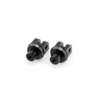 Puig Footpeg Adaptor Compatible With Various Triumph Models (Black)