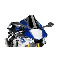 Puig Z-Racing Screen Compatible With Yamaha YZF-R1/M (Black)