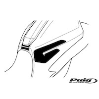 Puig Tank Grip Compatible With Yamaha MT-07 2014 - 2020 (Carbon)