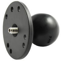 RAM-202AU - RAM® Ball Adapter with Round Plate and 1/4"-20 Threaded Stud