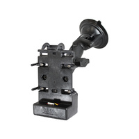 RAP-B-166-CO5PU :: RAM Composite Twist-Lock™ Suction Cup Mount with Universal Powered Cradle for HP iPaq