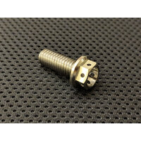 RaceFasteners Titanium Front Disc Drilled Hex Flange Bolt Kit For Yamaha YZF-R6 (2003 - 2016)