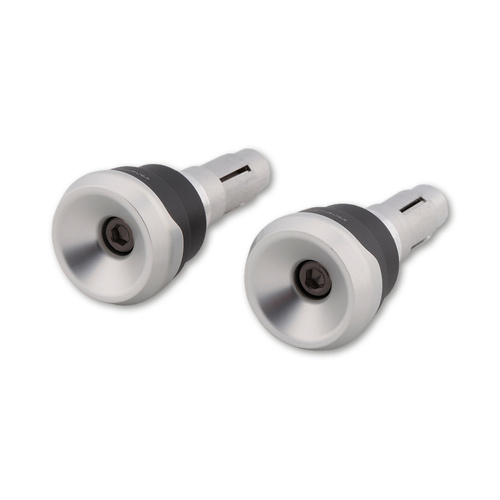 HIGHSIDER AKRON-LS HANDLEBAR ENDS, SIL