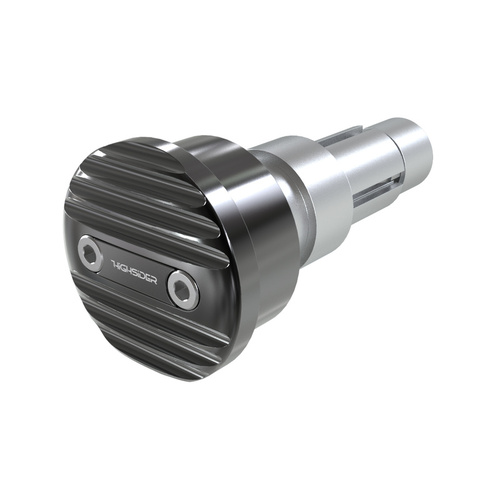HIGHSIDER WAVE HANDLEBAR ENDS, BLK