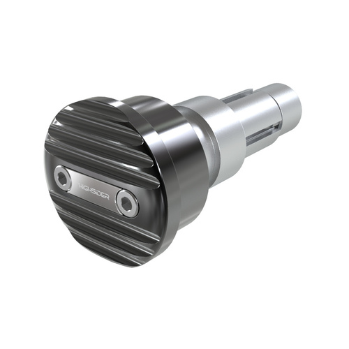 HIGHSIDER WAVE HANDLEBAR ENDS, SIL