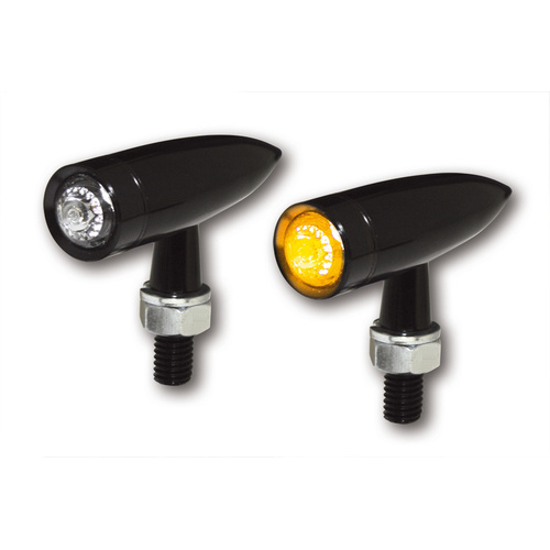 HIGHSIDER MONO BULLET LED INDICATOR, BLK
