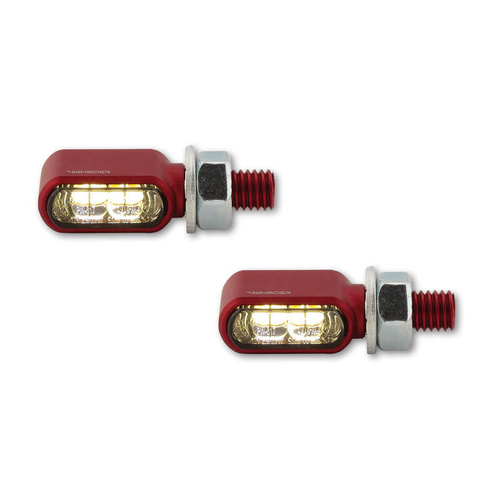 HIGHSIDER LITTLE BRONX INDICATOR 2IN1, RED