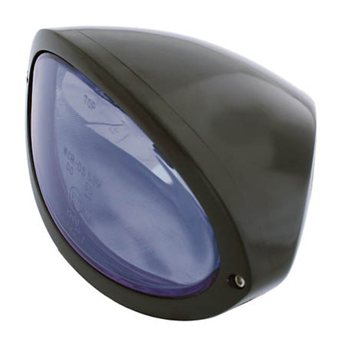 HIGHSIDER IOWA MAIN HEADLIGHT, BLK/BLU