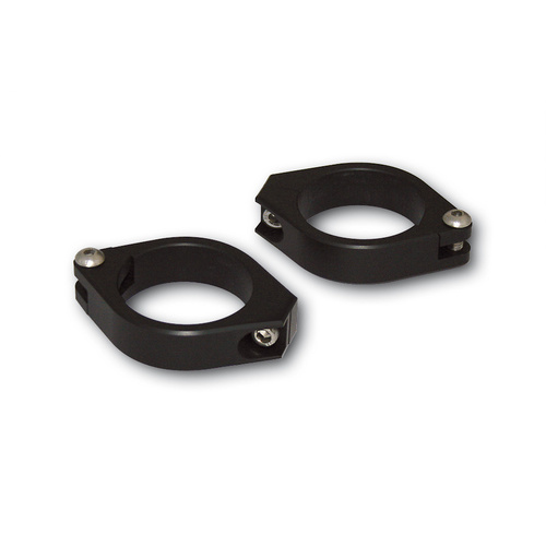 HIGHSIDER FORK PIPE CLAMPS, BLK, 38-41MM