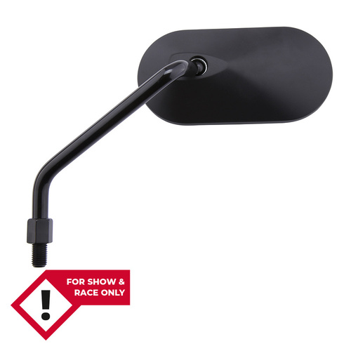 HIGHSIDER SMART MIRROR AGILA OVAL, BLK, L