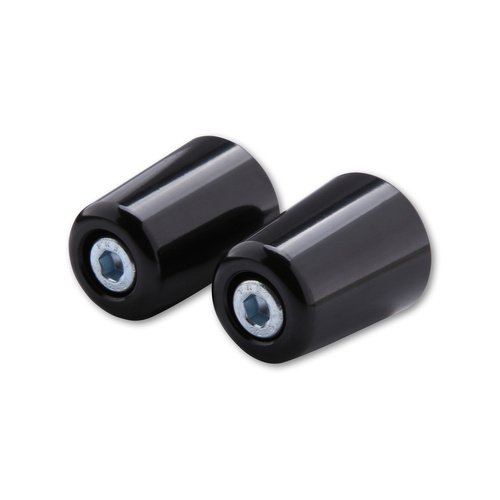 HIGHSIDER H-BAR ENDS,ALU,VARIOUS KAWA,BLK