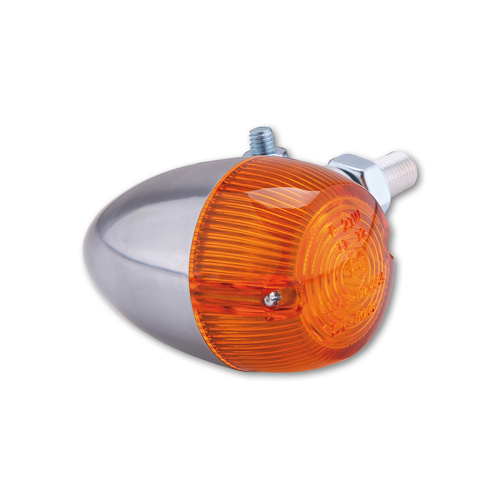 HIGHSIDER BULLET LIGHT 1 FLASHER ALU POL