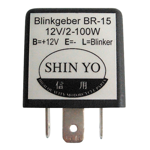HIGHSIDER FLASHER RELAY SY-02 12V 1-100 W