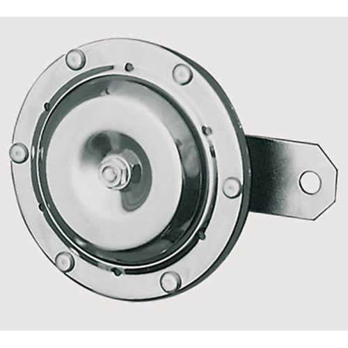 HIGHSIDER CHROME HORN, 12 V, 100 MM
