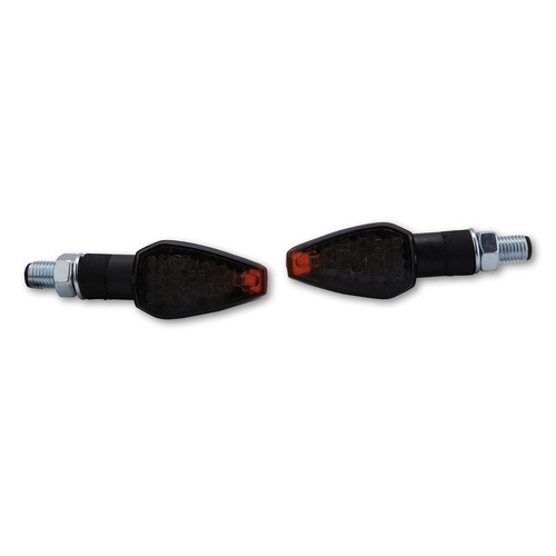 HIGHSIDER LED WINKER PEAK, SHORT STEM, BLK