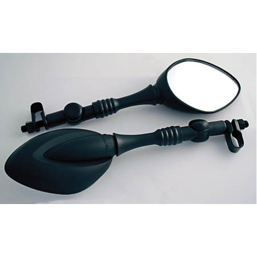 HIGHSIDER MIRROR UNI W/JOINT M10 BLK PAIR