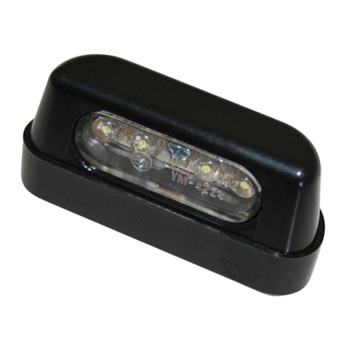 HIGHSIDER LED LICENSE LIGHT ABS BLK E