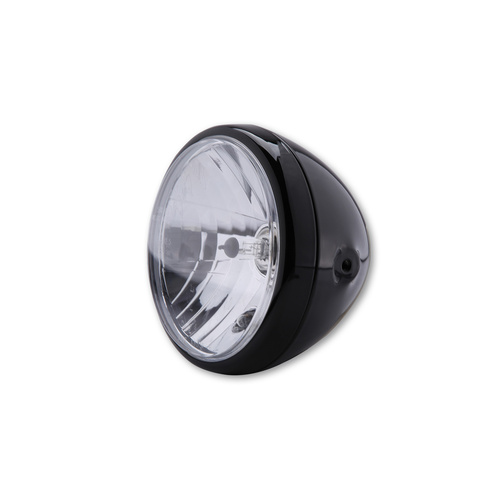 HIGHSIDER 7 INCH RENO CLR LENS, BLK/BLK