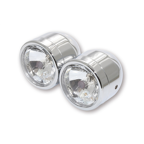 HIGHSIDER TWIN HEADLIGHT H4/H7, CHR
