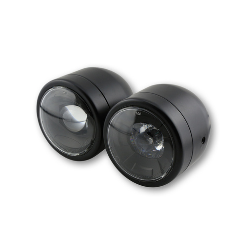 HIGHSIDER LED HEADLIGHT TWIN, SIDE M, BLK