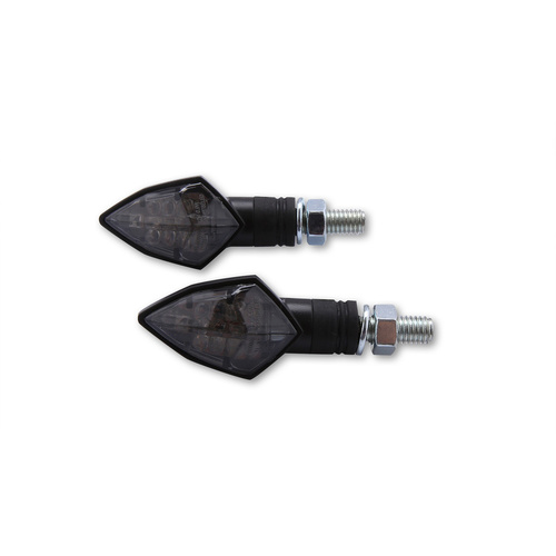 HIGHSIDER LED-WINKER LIGHT ROCK SMOKE, BLK