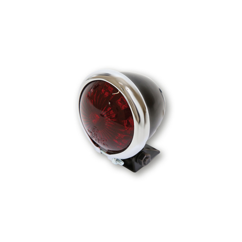 HIGHSIDER LED TAILLIGHT BATES BLK-CHR RED