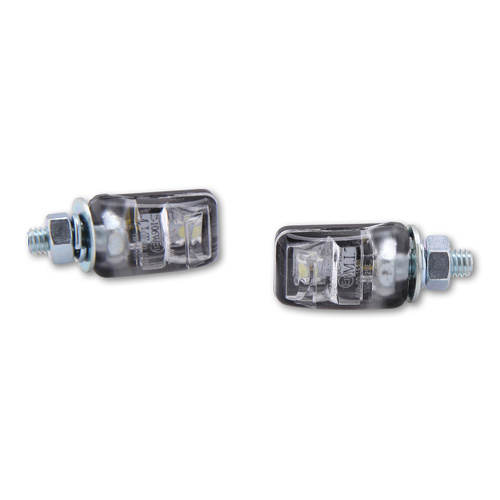 HIGHSIDER LED LICENSE LIGHT PICCO BLK PAIR