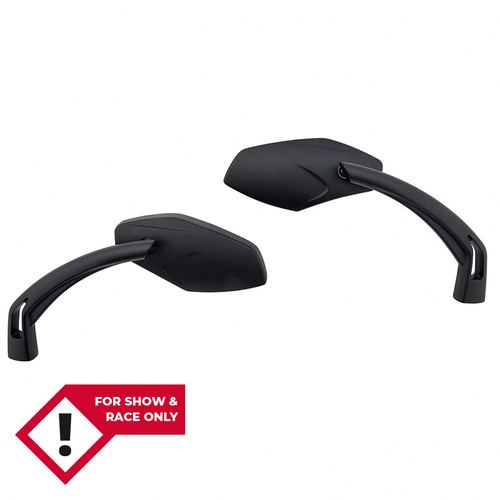 HIGHSIDER MIRROR LUCA, ALU, PAIR, BLK