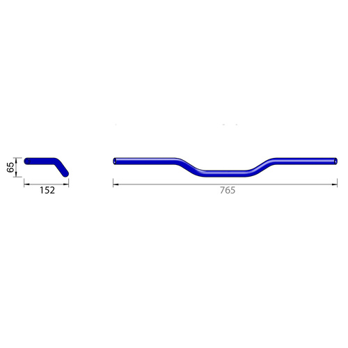 HIGHSIDER PRO ALU SBK BAR A01 SIL