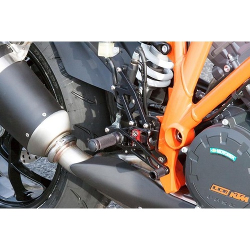 LSL 2Slide Adjustable Rearsets To Suit KTM 1290 Superduke (2014 - 2017)