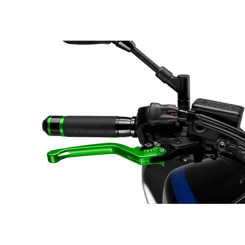 Puig Brake Lever 3.0 Unfoldable (Green Lever, Black Adjuster)