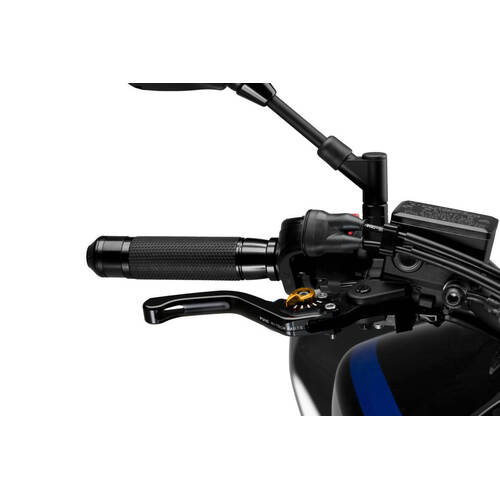 Puig Short 3.0 Brake Lever (Black Lever, Gold Adjuster)