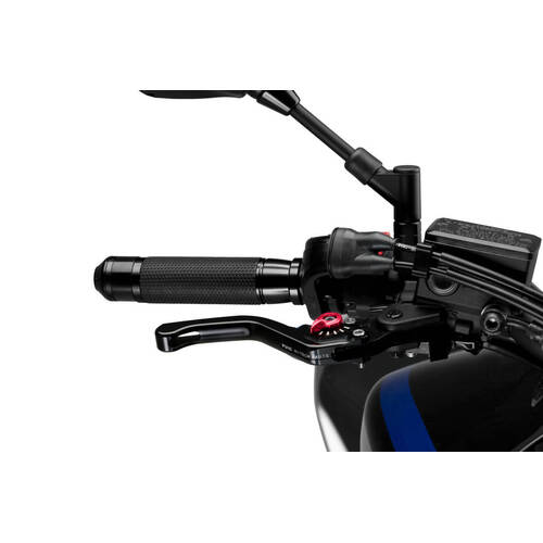 Puig 3.0 Short Brake Lever (Black With Red Adjuster)