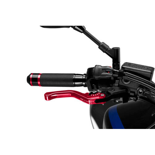 Puig 3.0 Short Brake Lever (Red With Black Adjuster)