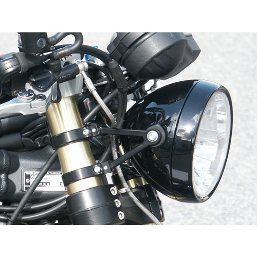 LSL Long Headlight Brackets With Clamps And No Indicator Mount