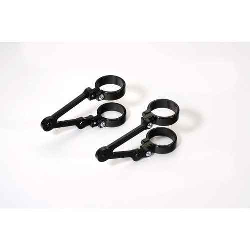 LSL Long Headlight Brackets With Indicator Holes & Clamps