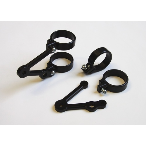 LSL Short Headlight Brackets With Indicator Holes & Clamps