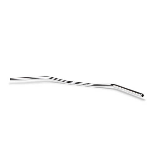 LSL 25.4mm (1") Steel Wide Bar Handlebars (Colour: Chrome) - With Harley Dimple