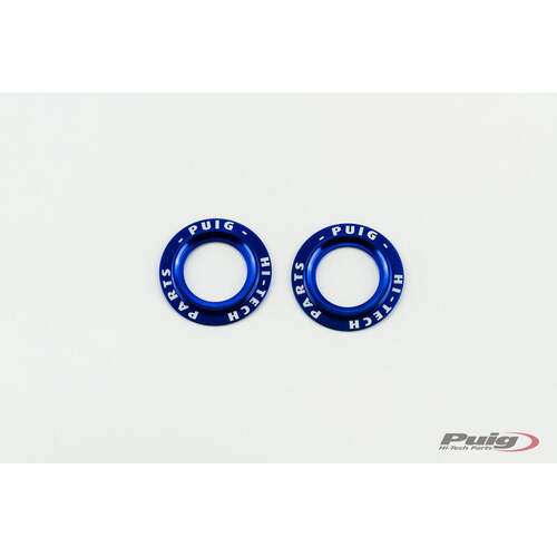 Puig Coloured Rings For PHB19 Front Fork Protectors (Blue)
