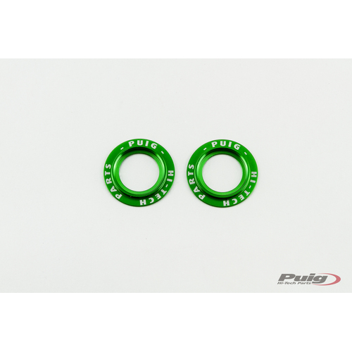 Puig KIT RINGS ANODIZED SWING ARM PROTECTOR C/GREEN