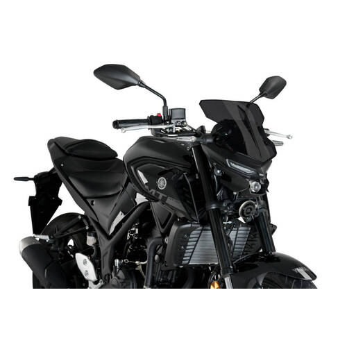 Puig New Generation Sport Screen For Yamaha MT-03 2020 - Onwards (Dark Smoke)