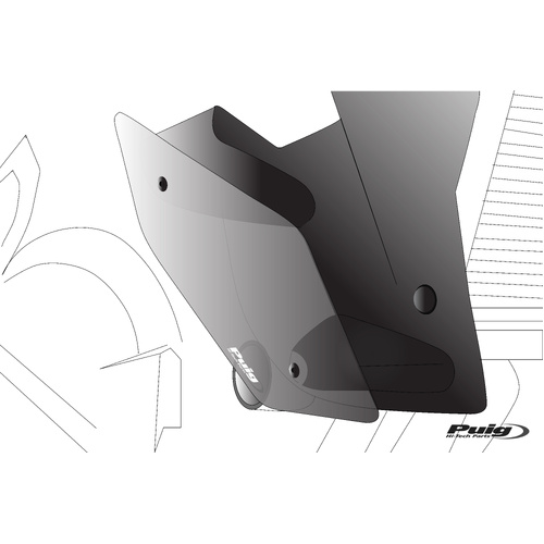 Puig KIT OF WINGS FOR KAWASAKI Z900 17'- C/BLACK