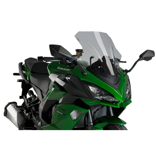 Puig Racing Screen To Suit Kawasaki Z1000 SX (2020 - Onwards) - Smoke