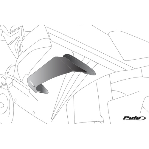 Puig KIT OF WINGS RACE FOR KAWASAKI ZX-10R/RR 20' C/GRE