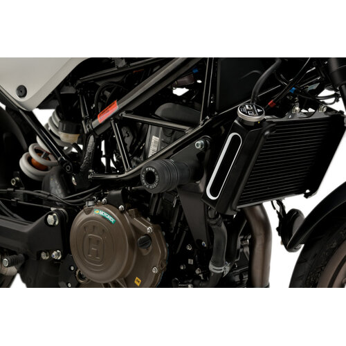 Puig Vintage 2.0 Frame Sliders For Husqvarna Svarpilen 125/401 Vitpilen 401 (Black)