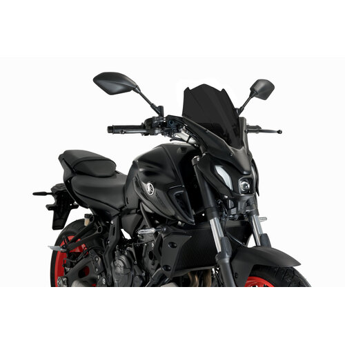 Puig New Generation Touring Screen For Yamaha MT-07 2021- Onwards (Dark Smoke)