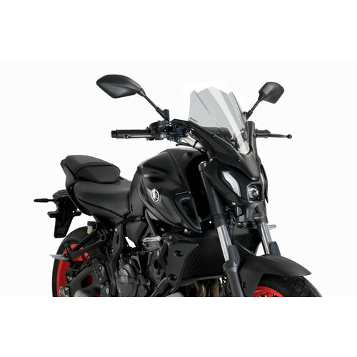 Puig New Generation Touring Screen For Yamaha MT-07 2021- Onwards (Light Smoke)
